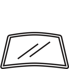 For glass, ceramic & painted surfaces icon